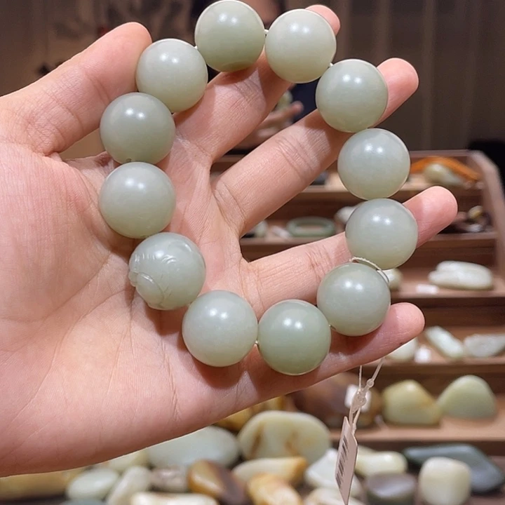 和田玉未镶嵌手链