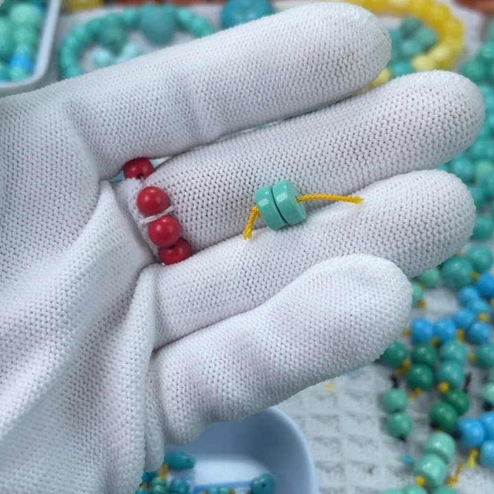 南红玛瑙未镶嵌手链绿松石