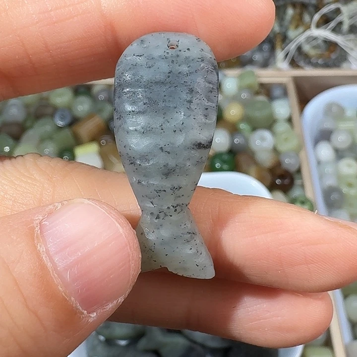 和田玉未镶嵌颈饰14359