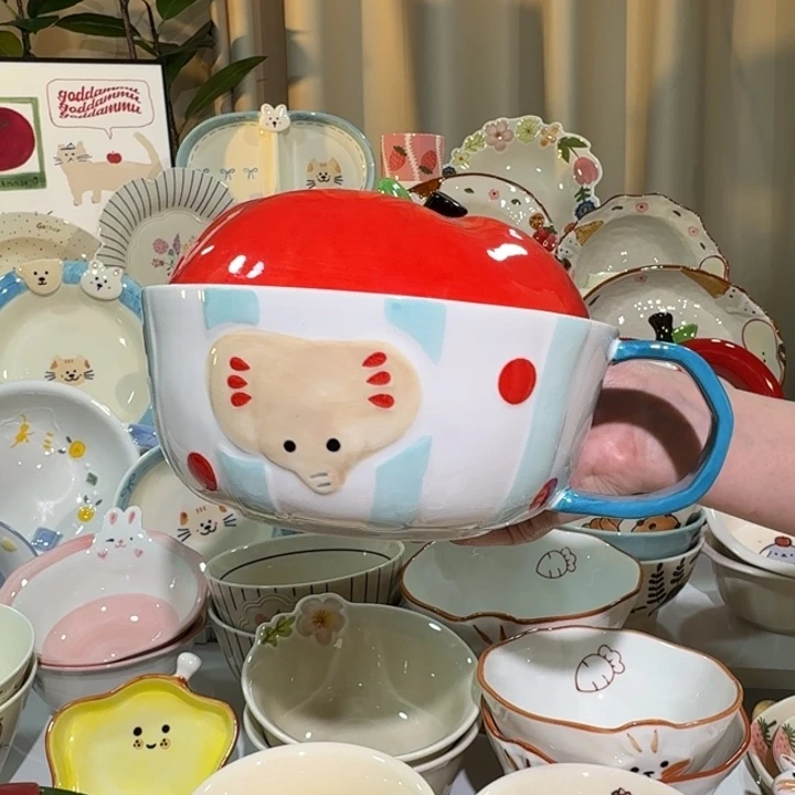 陶瓷陶瓷泡面碗1个装