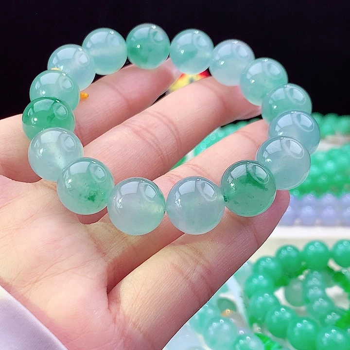 未镶嵌手串翡翠天然缅甸A货