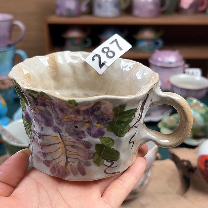 杯景德镇陶瓷手绘作品287