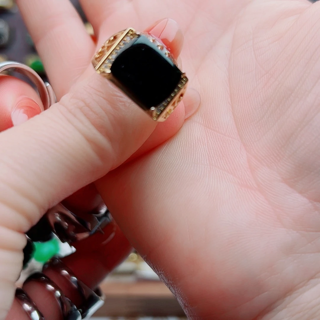 未镶嵌戒指翡翠五****车