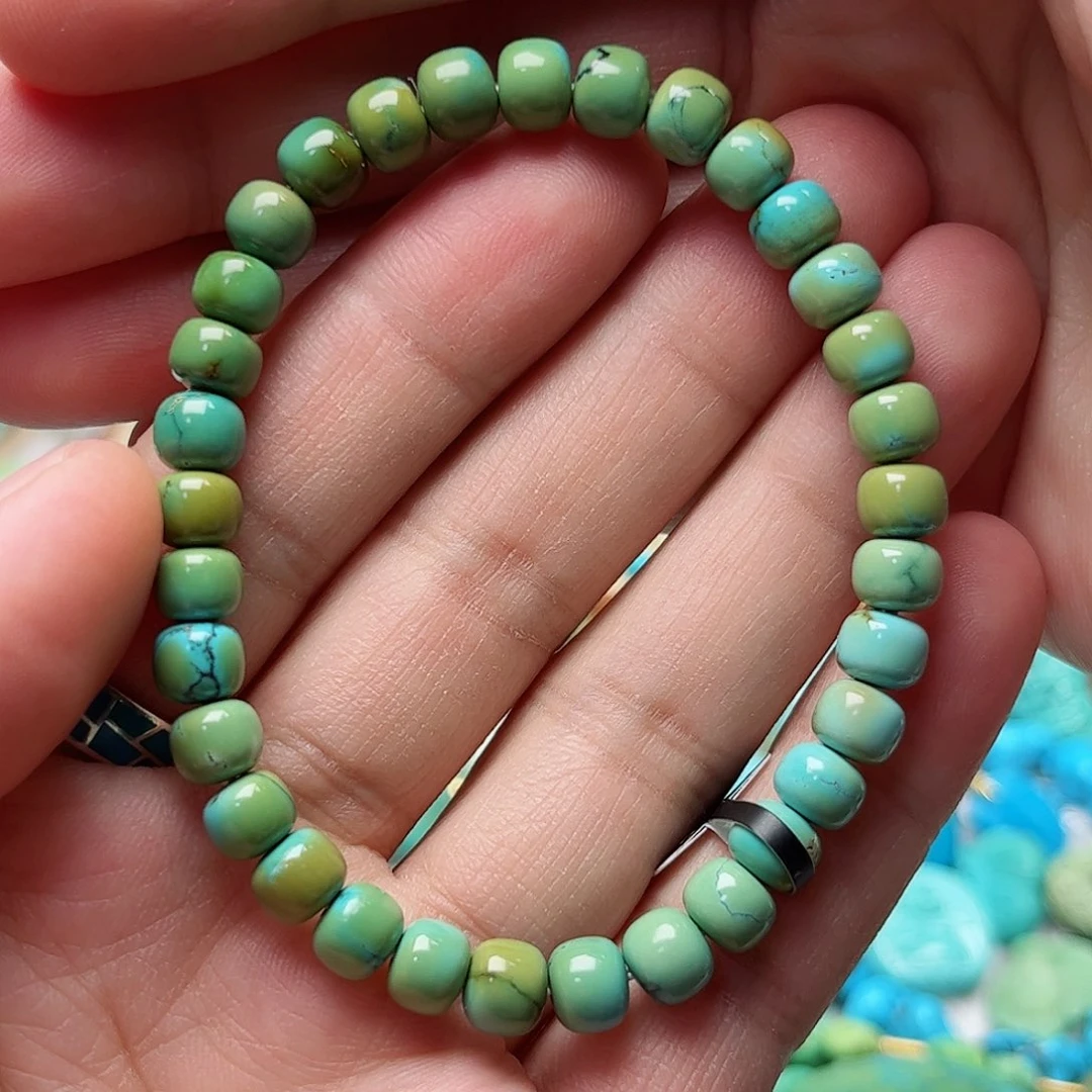 未镶嵌绿松石珠宝奇石