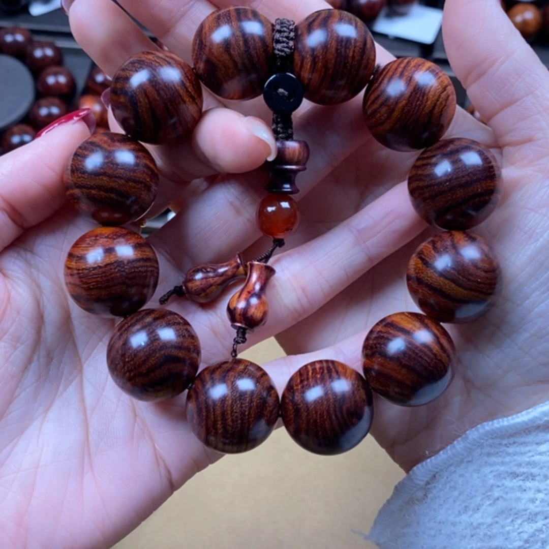 【闪购商品】黄花梨/降香黄檀手串/手链星*