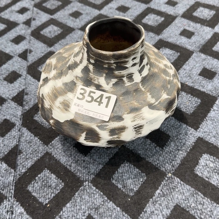 李***子瓷片景德镇高温花器编码3541高23口8默认无孔