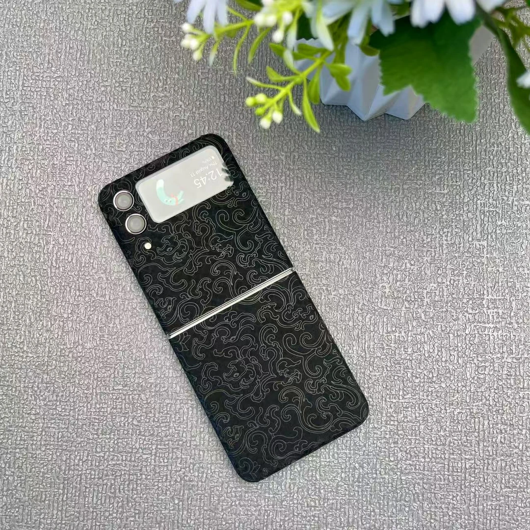 【适用于华为三星小折叠手机全系列】拍一发二防滑磨砂超薄全包膜