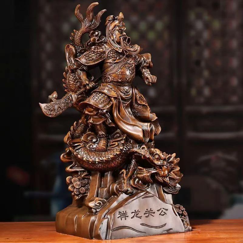 祥龙关公武财神关二爷客厅办公室酒店饭店开业乔迁礼品