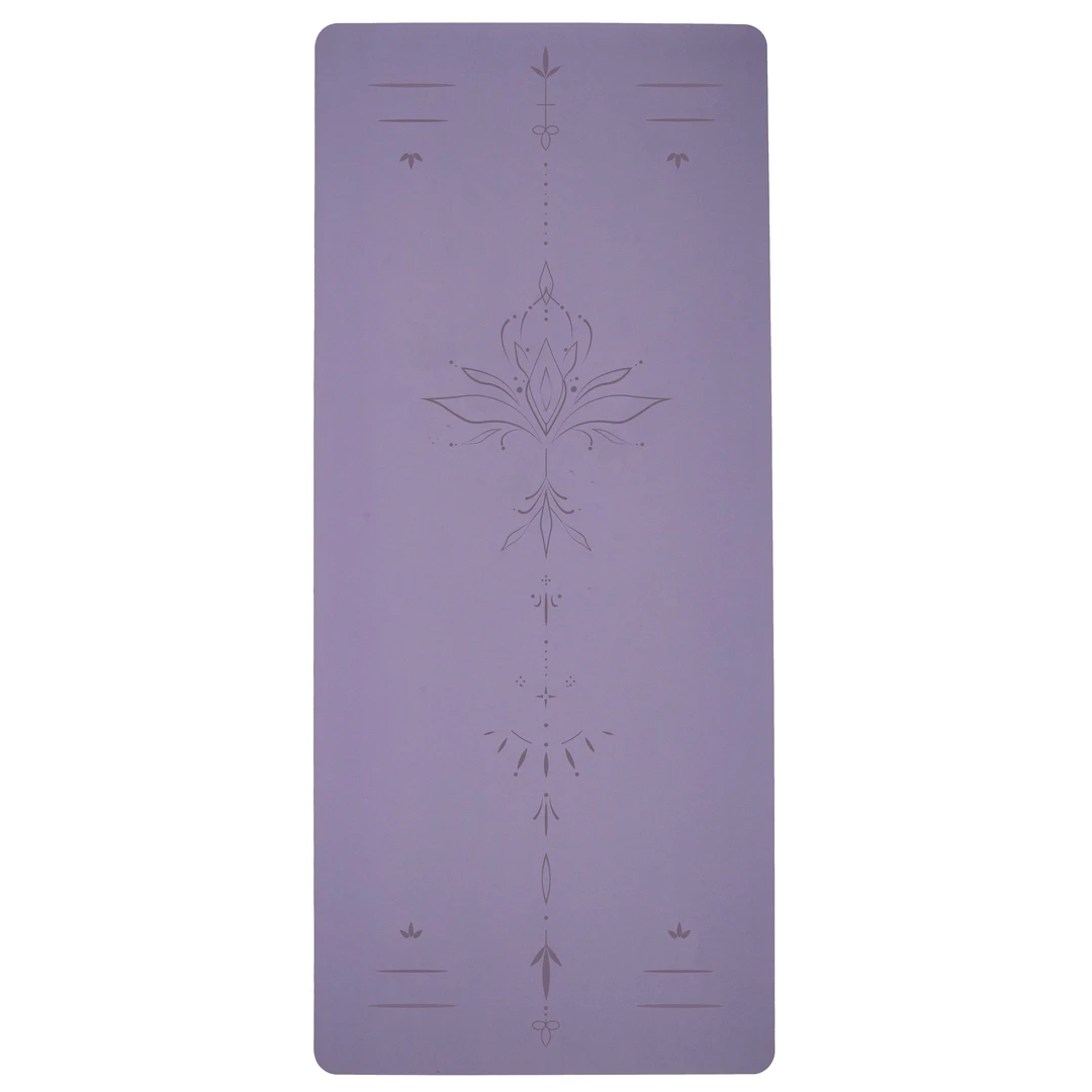 【花栖】加宽80CM椰壳磨砂天然橡胶瑜伽垫防滑耐磨吸汗不掉色无异味