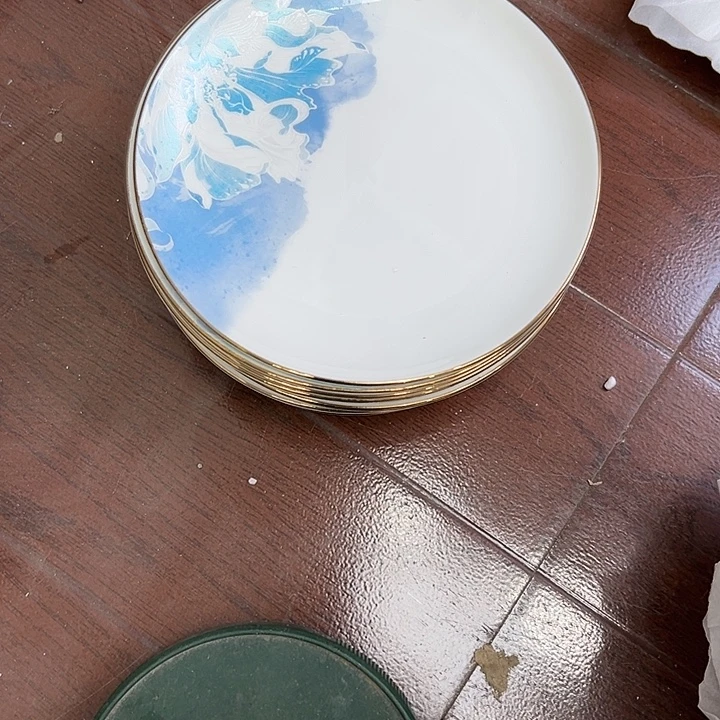 搪瓷瑕疵6寸骨碟10个