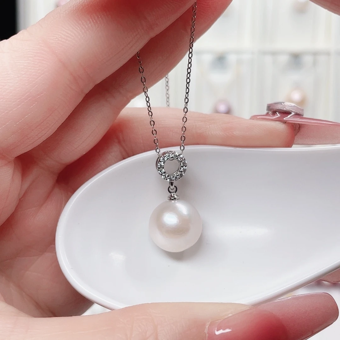 淡水珍珠吊坠(赠链)合金