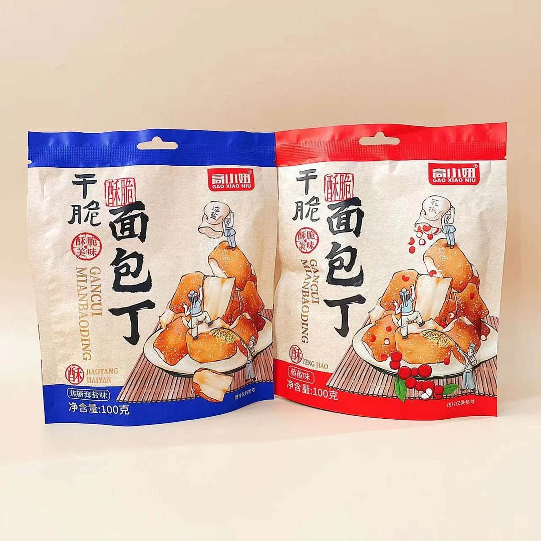 【25.3.04】 高小妞干脆面包丁下午茶小糕点焦糖海盐藤椒味解馋零食