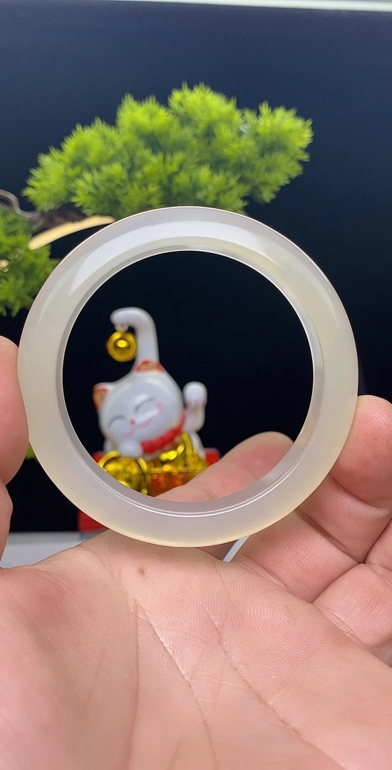 天然玛瑙手镯测量