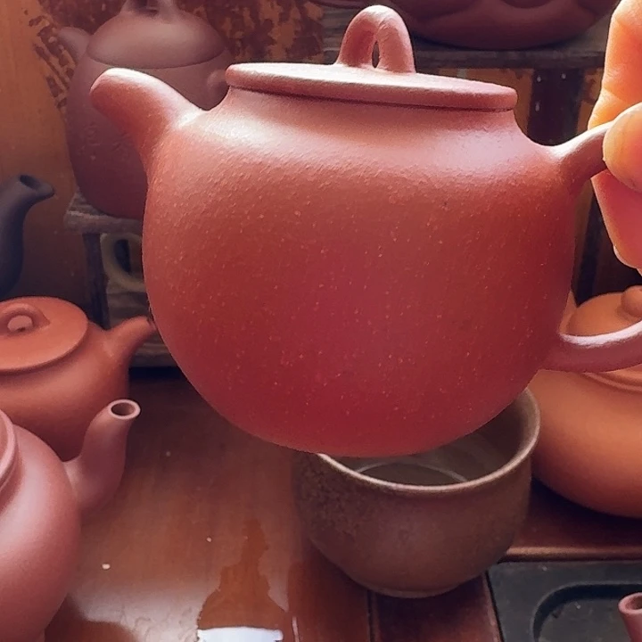 原矿半手工红降玻巨轮100cc