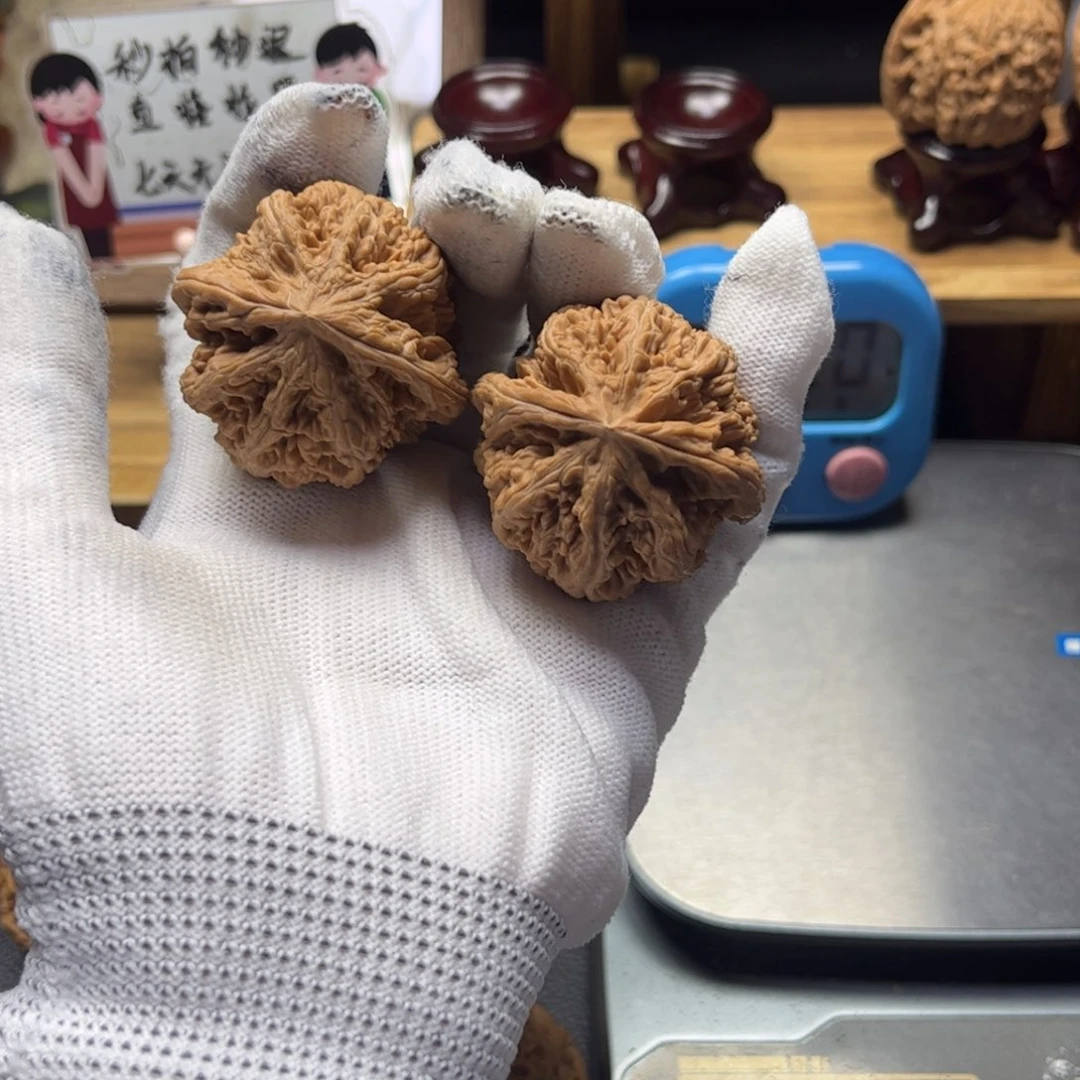 把件文玩核桃半****时42全品粗筋160