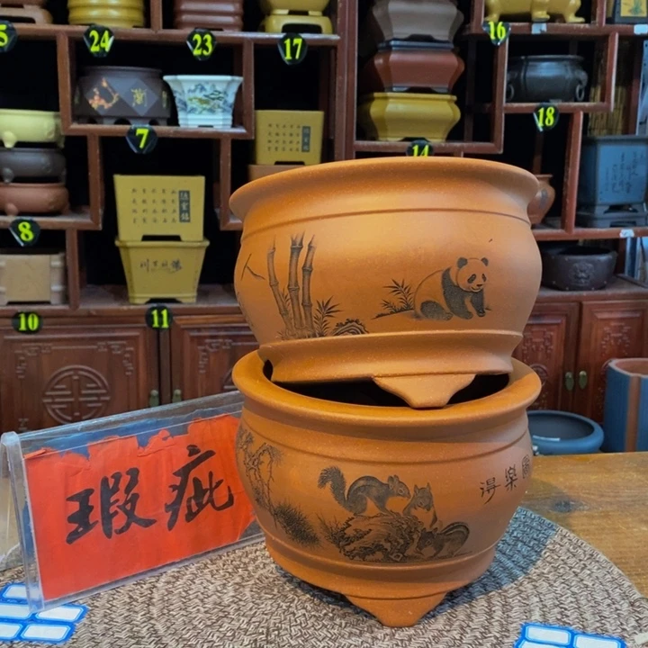 花盆紫砂紫砂花盆