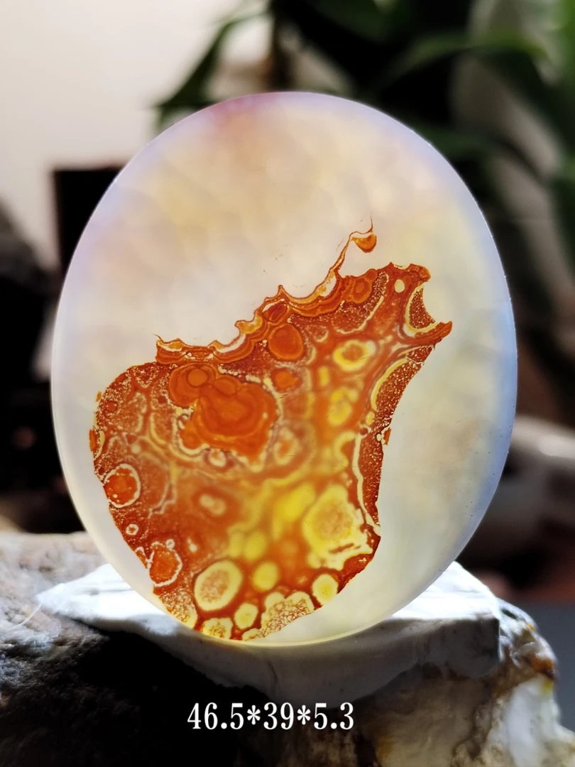 巴西料玛瑙像形吊坠，收藏品，非诚勿扰