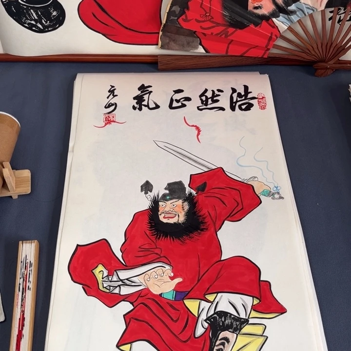 国画禅意画纯水绘作品