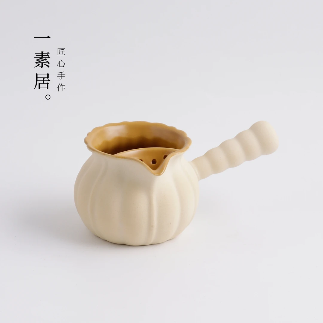 700ml金瓜煮茶壶陶壶可明火电陶炉围炉煮茶器单壶烤奶罐粗陶茶具