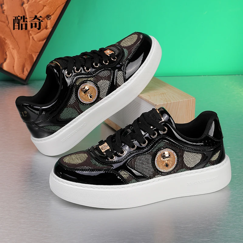 GUCL【夏季必备】男士新款舒适透气潮流百搭运动时尚潮鞋