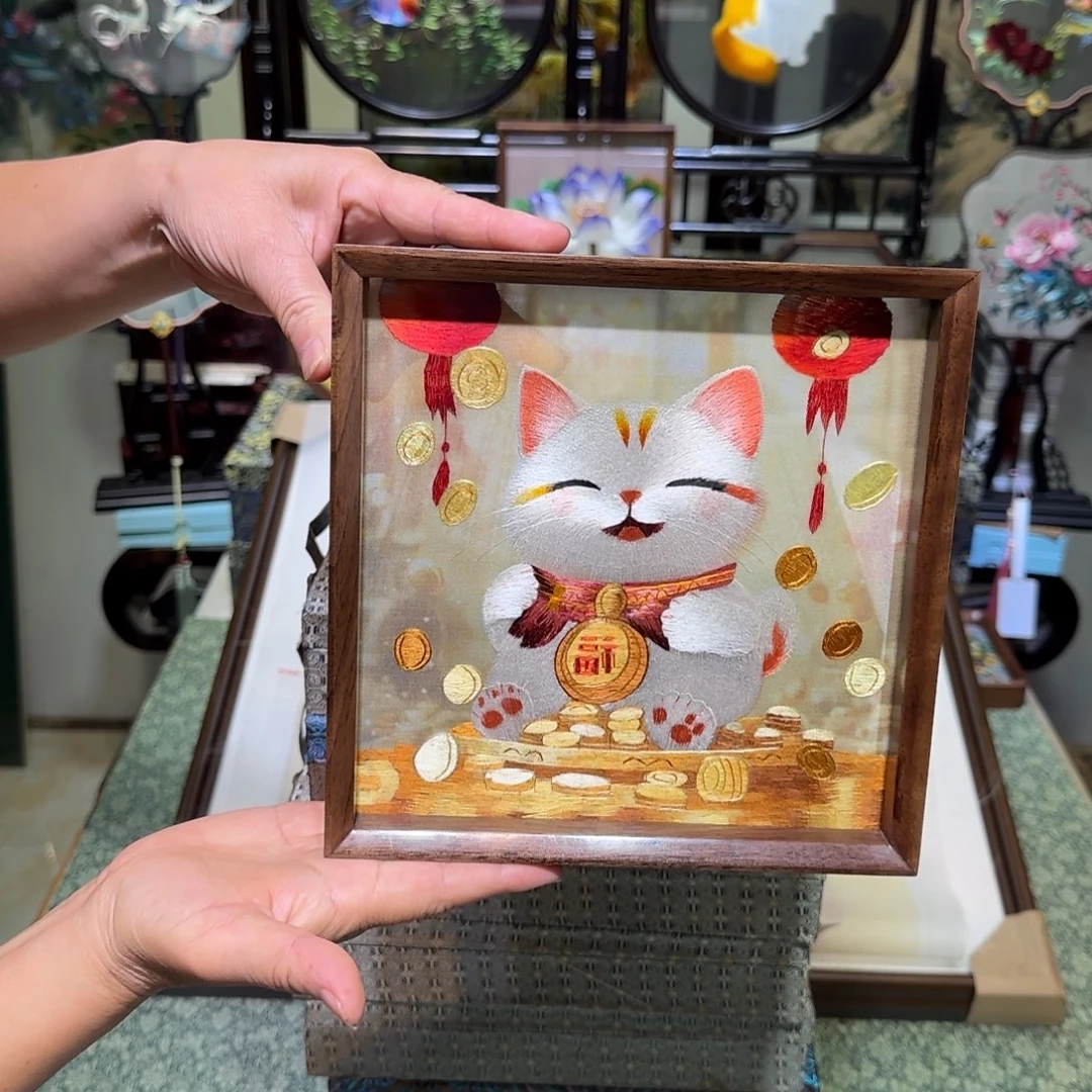 刺绣刺绣工艺精湛精巧精致做工