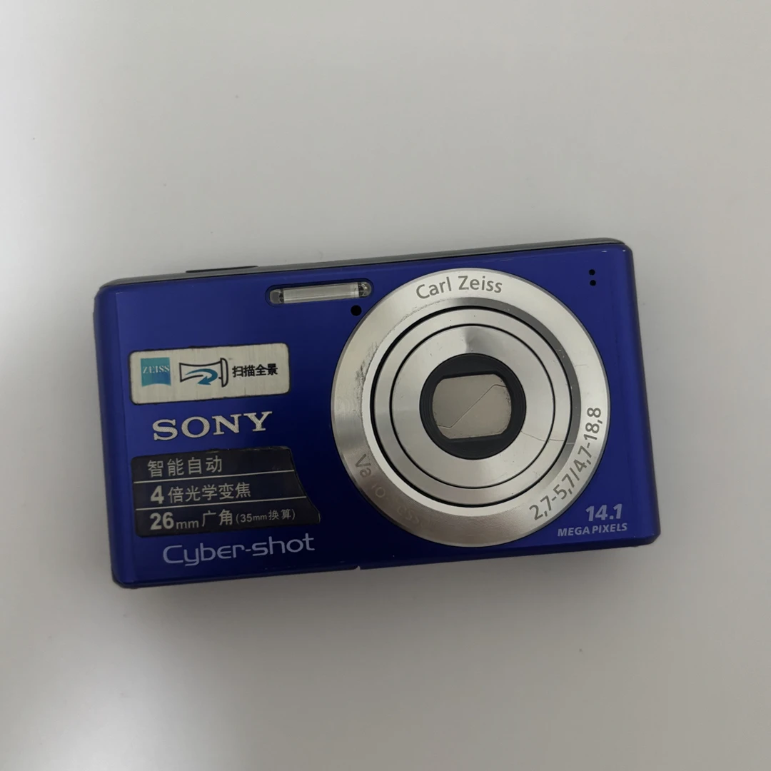 9新 Sony/索尼 w530蓝色1400w像素爆款ccd（屏瑕）
