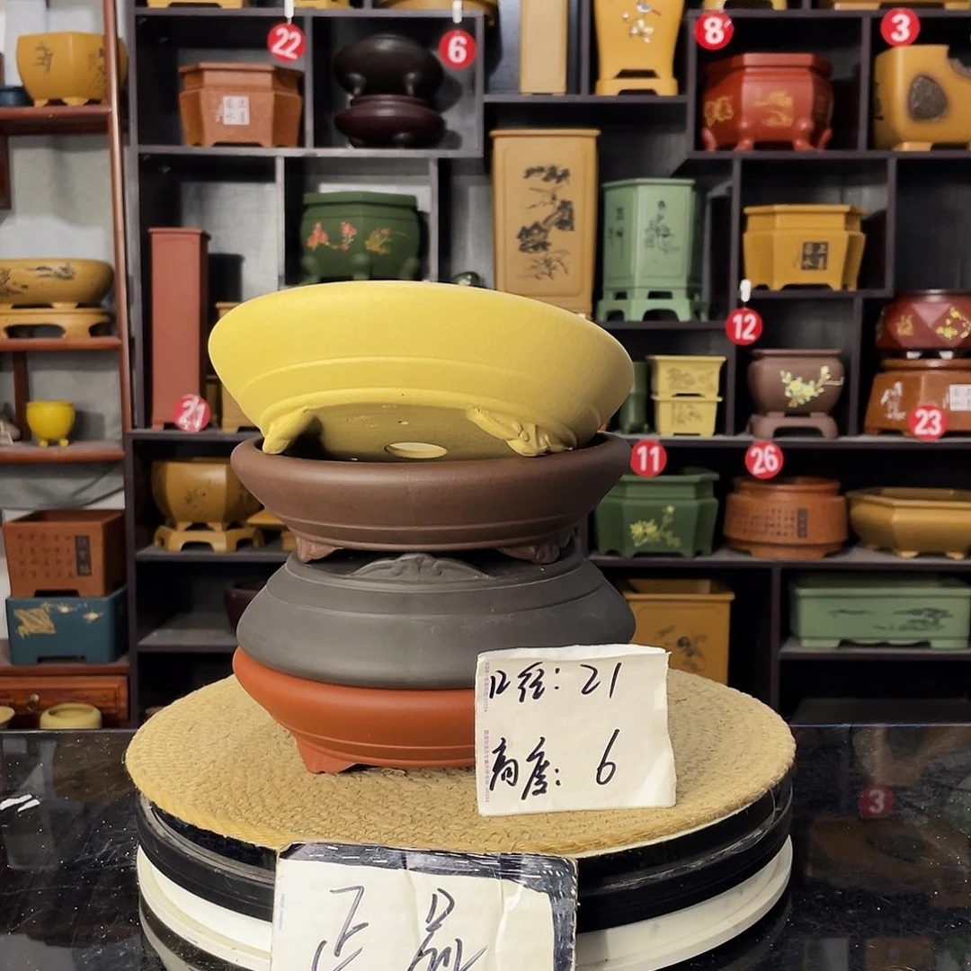 D-盆尚好紫砂花盆