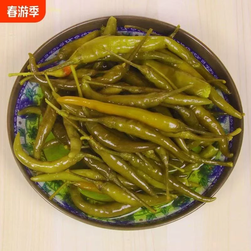 农家正宗腌制辣椒小米辣脆嫩爽口下饭咸菜小尖椒开袋即食泡椒