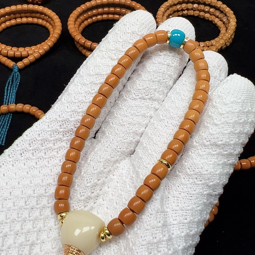 橄榄核手串/手链橄榄核尖老挝直切手持6.2