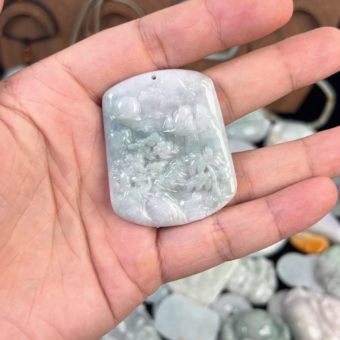 翡翠未镶嵌颈饰多样性发其一 天然A货翡翠0032