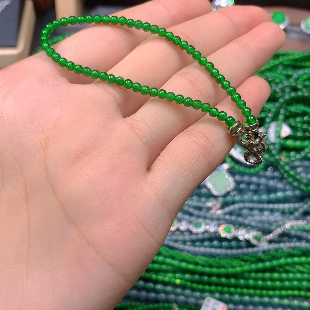 翡翠戒指未镶嵌天然翡翠