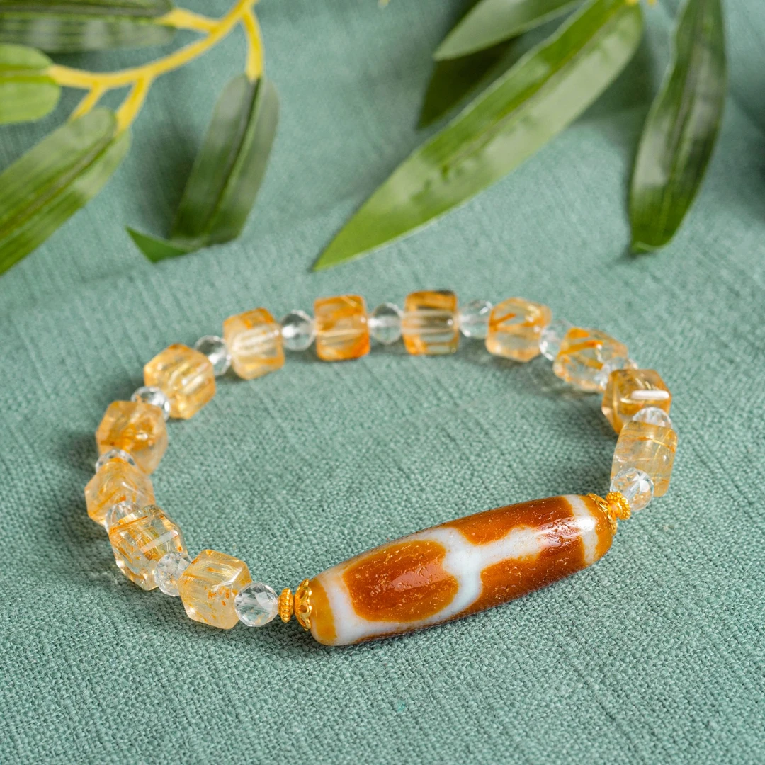 宝瓶发晶白水晶手串（火活动 拉萨直发）DU250104110