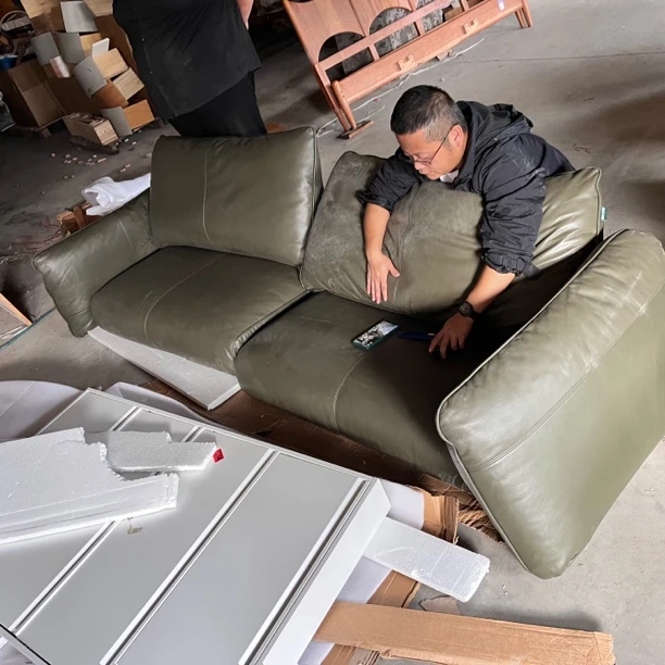 沙发软包260×75皮瑕疵木工5348