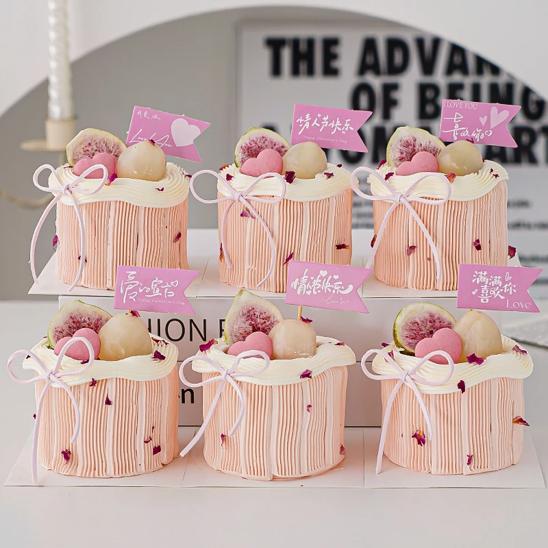 爱的宣誓七夕情人节快乐蛋糕装饰插牌满满喜欢你情侣告白烘焙插件