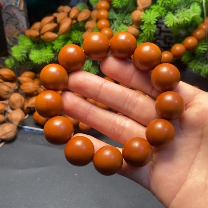手串橄榄核1.75铁核光珠