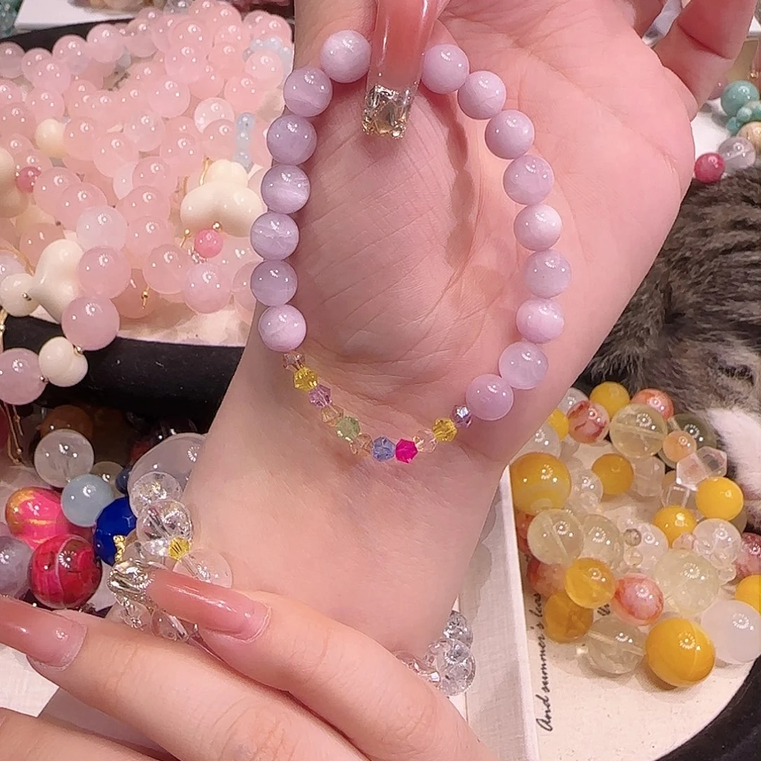 水晶手镯未镶嵌把