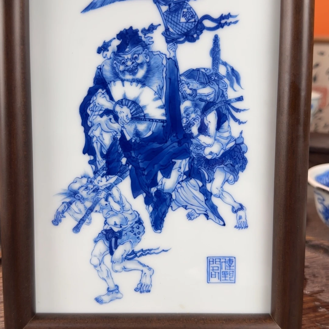 瓷片景德镇手绘青花茶器066