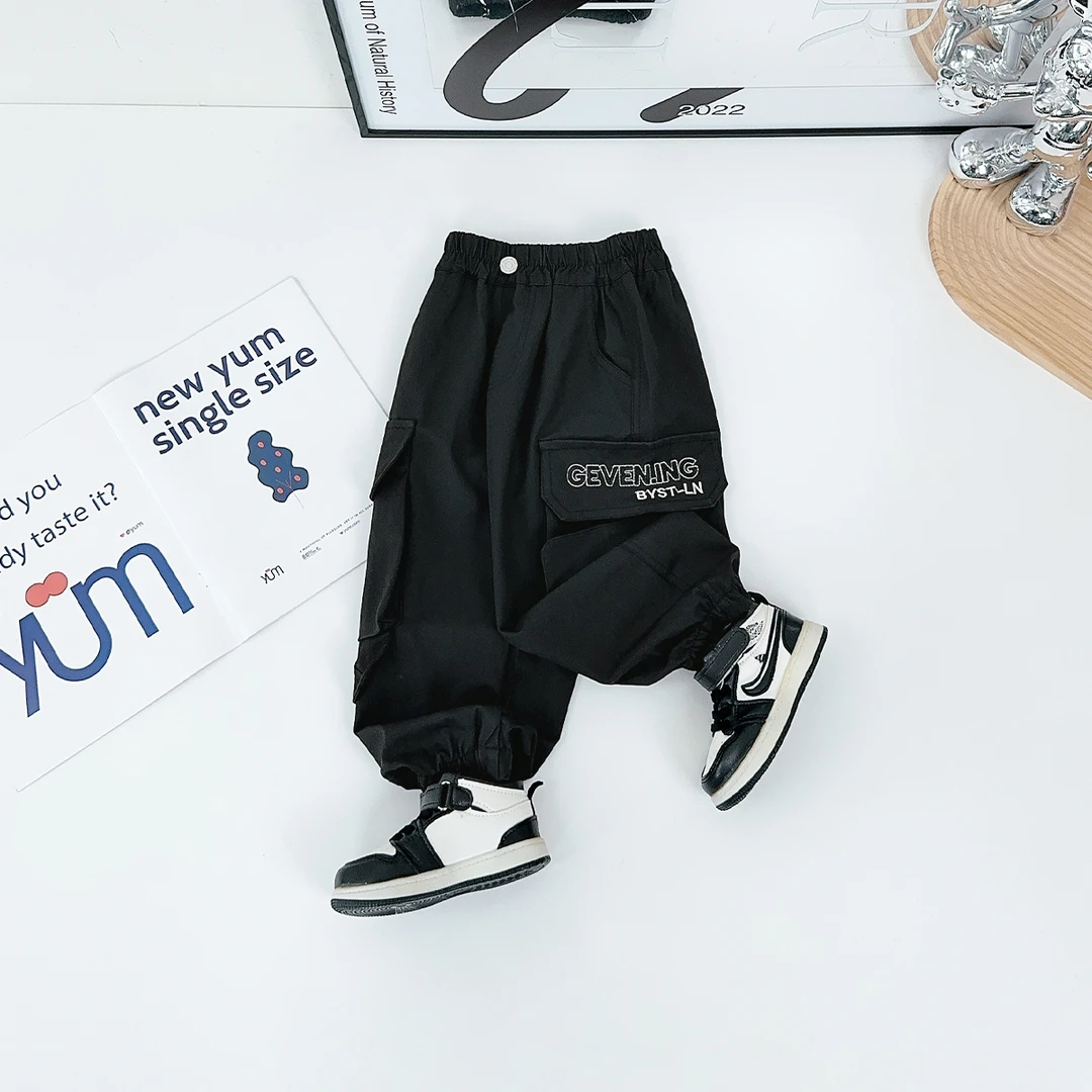 男童裤子春秋款儿童休闲裤2025新款春装潮 CXF3570 悠悠童话童装