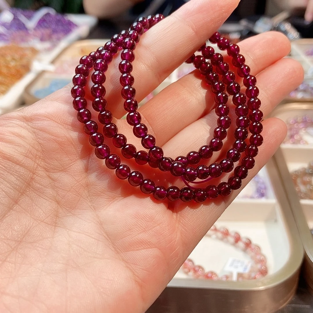 君***兰手链未镶嵌石榴石石榴石5