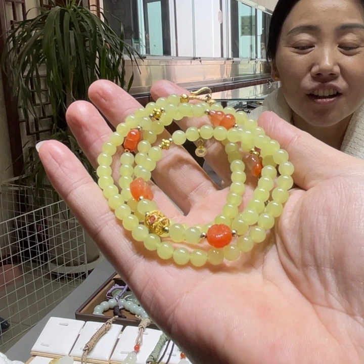 和田玉未镶嵌项链