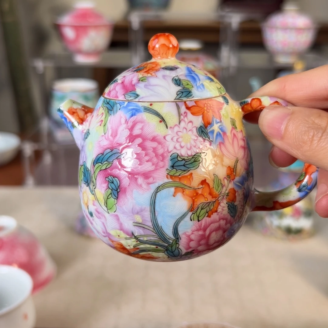 似***识纯手工手绘 高端茶器