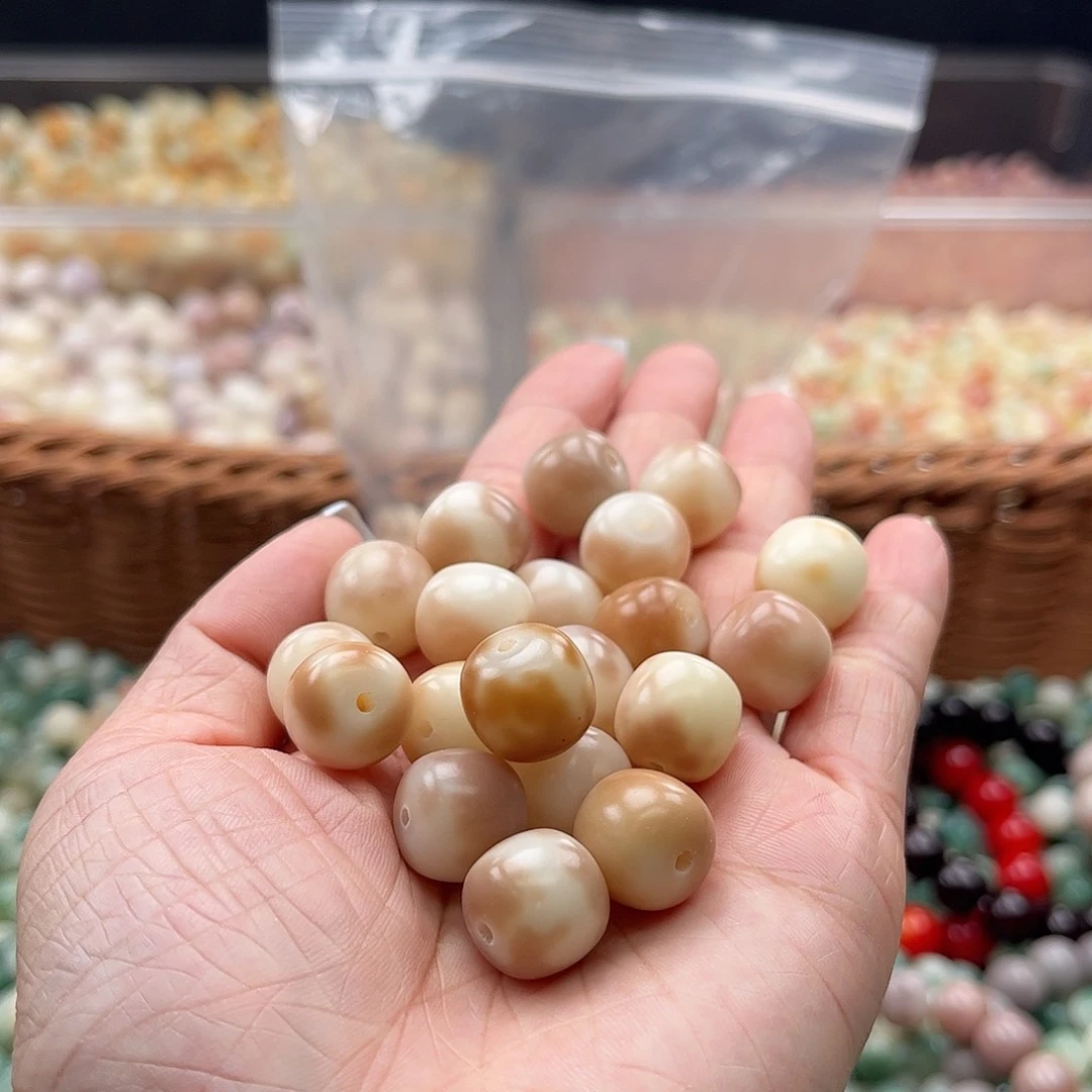 白玉菩提吊坠q/12mm/55颗