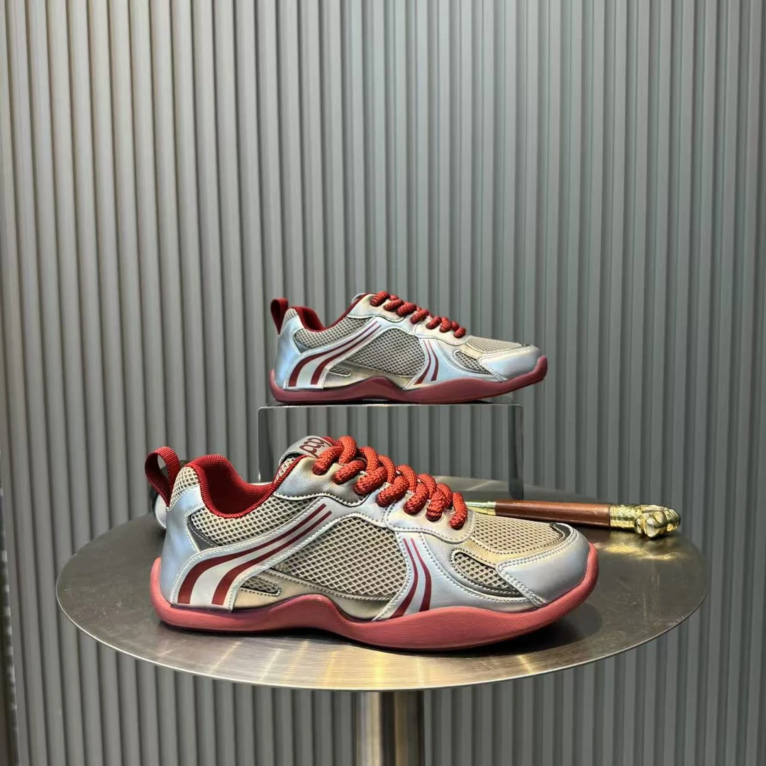 舒适日常拼色透气百搭潮鞋春夏季新款时尚低帮休闲鞋男鞋