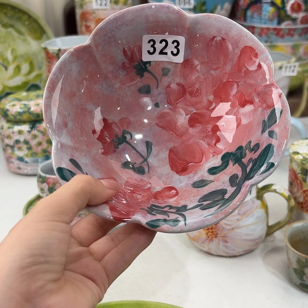 景德镇手绘高温釉下彩陶瓷茶具