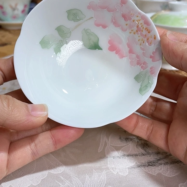 【闪购商品】瓷片牡丹花神杯哈哈哈