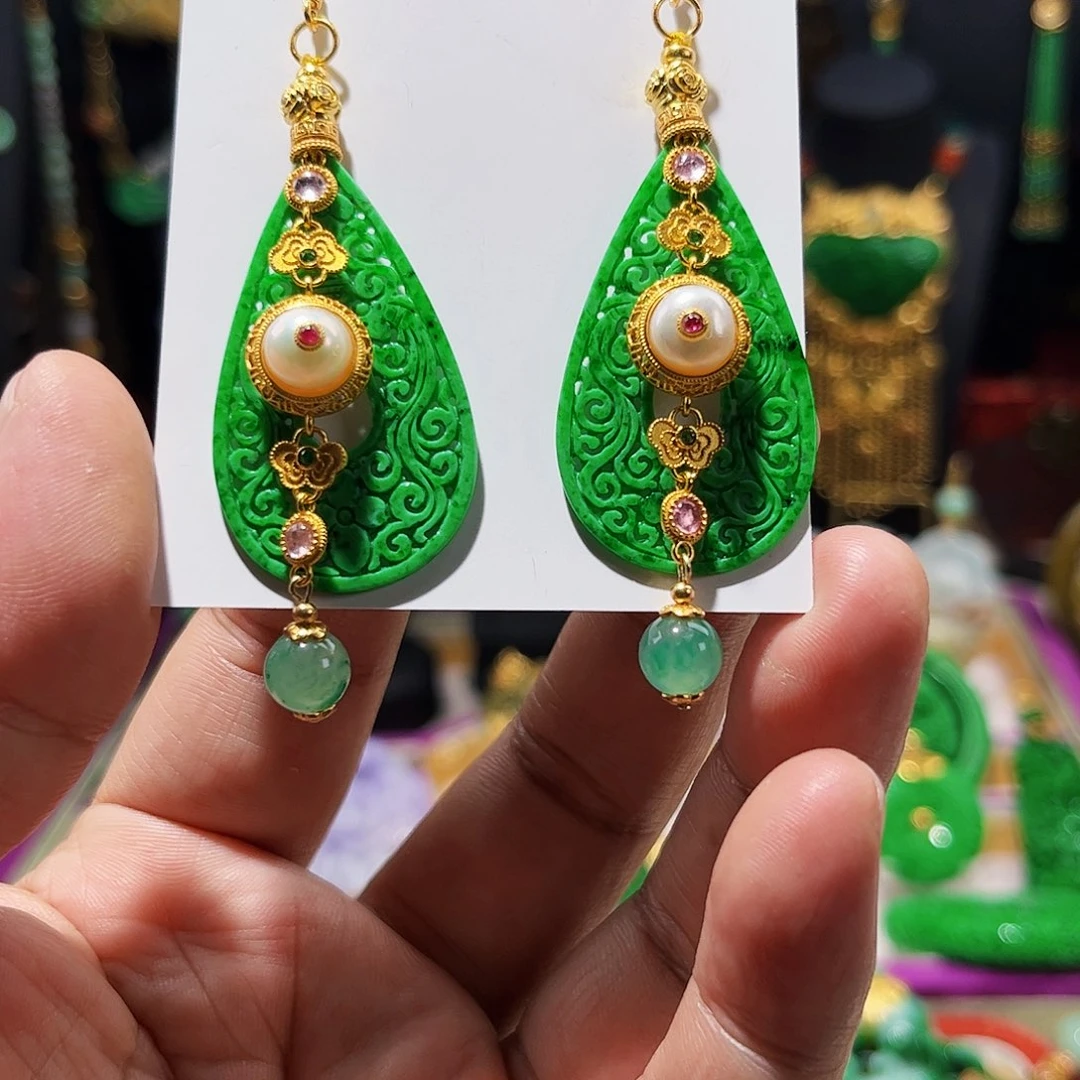 【闪购商品】翡翠耳饰未镶嵌福利