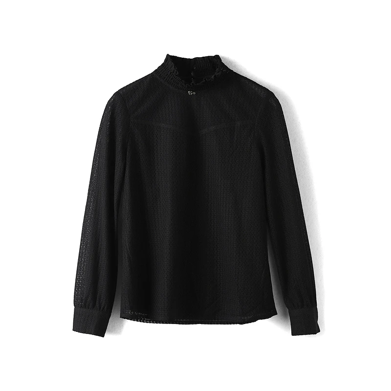 40377【莉格系列】蕾丝精致气质针织衫G51S607