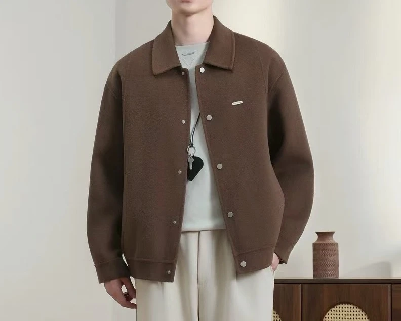 Can/Dong  全手工极简系列双面羊毛短款