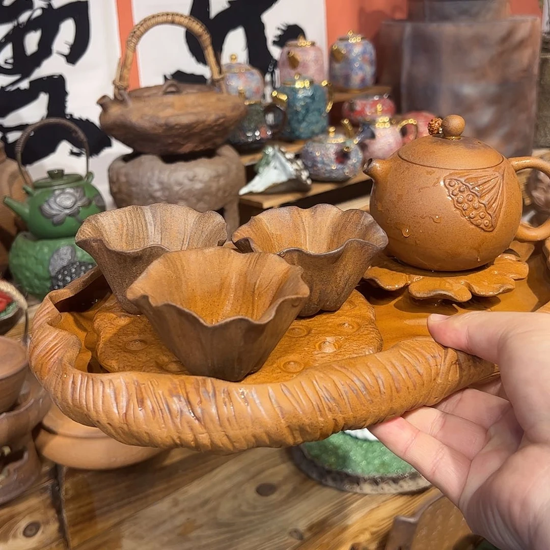 原矿粗陶裸烧工艺，越养越润出彩