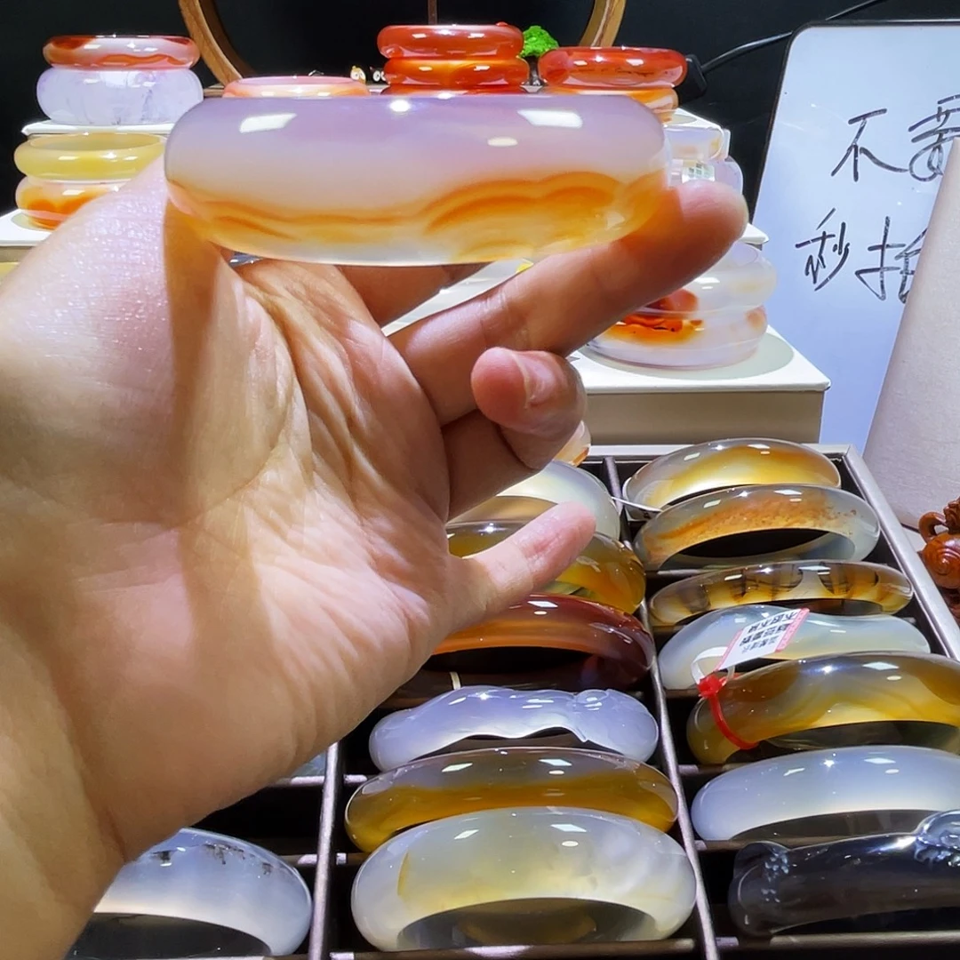玛瑙/玉髓未镶嵌手镯
